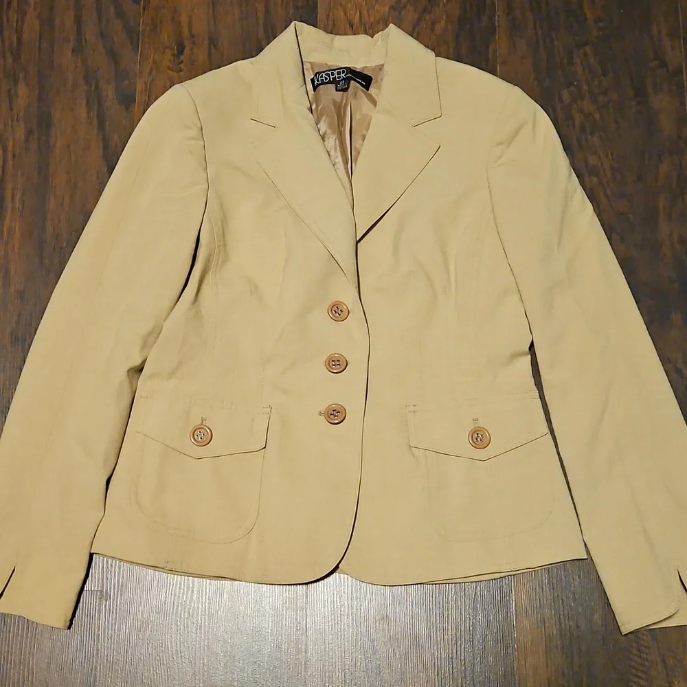 Beige Women's Blazer - Picture 2 of 6